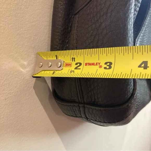 COLE HAAN Large Baguette Shaped With 3 Compartments Gold Hardware Shoulder  Bag - Picture 7 of 16